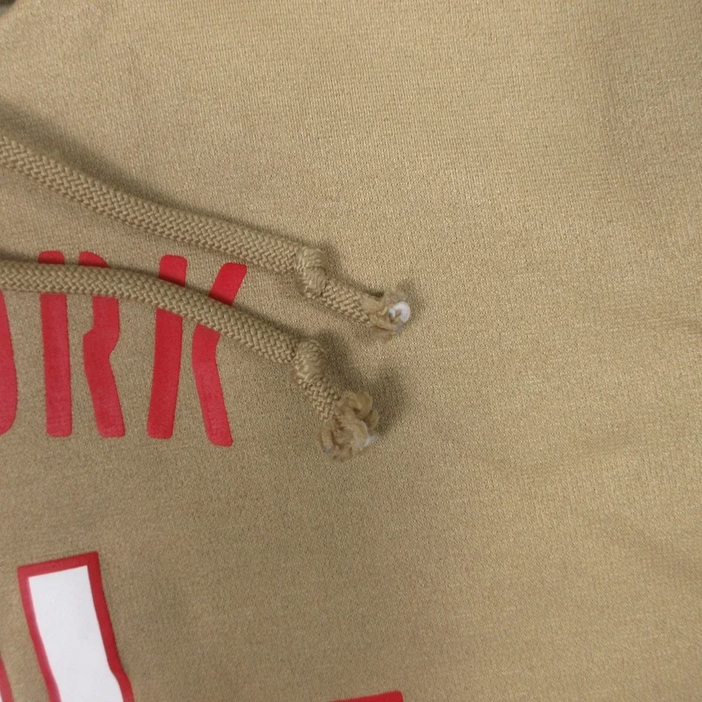 New York‎ Giants Sweater Mens Small Tan Hoodie Sweatshirt NFL Salute To Service